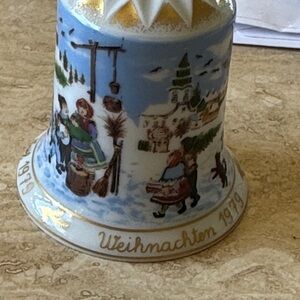 Vintage Christmas Bell by WEIHMACHTON 1979